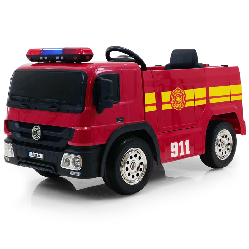 Elbil barn Brandbil 12V V2
