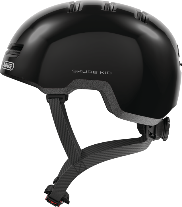 ABUS Skurb Kid hjälm, Shiny Black