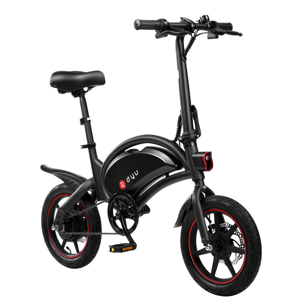 Elscooter/Elcykel DYU D3F 10Ah - Svart