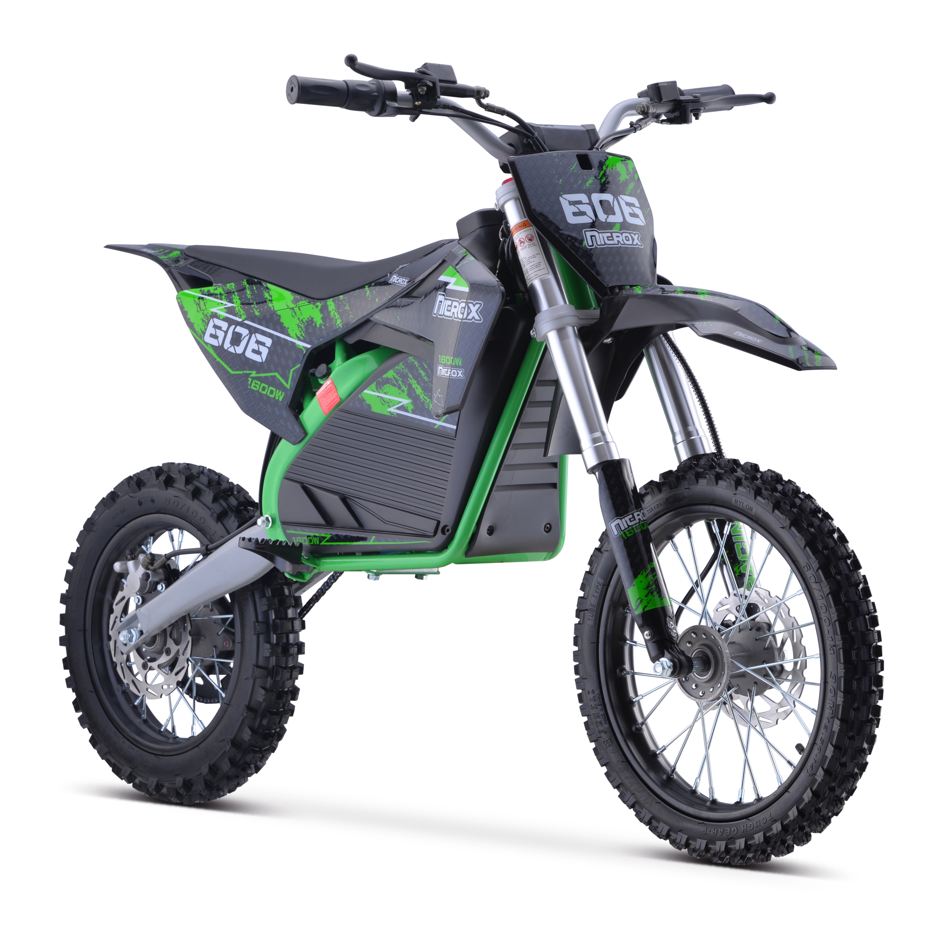 Nitrox El-Cross 1600W - Tuff elektrisk dirtbike med stark motor - Rull