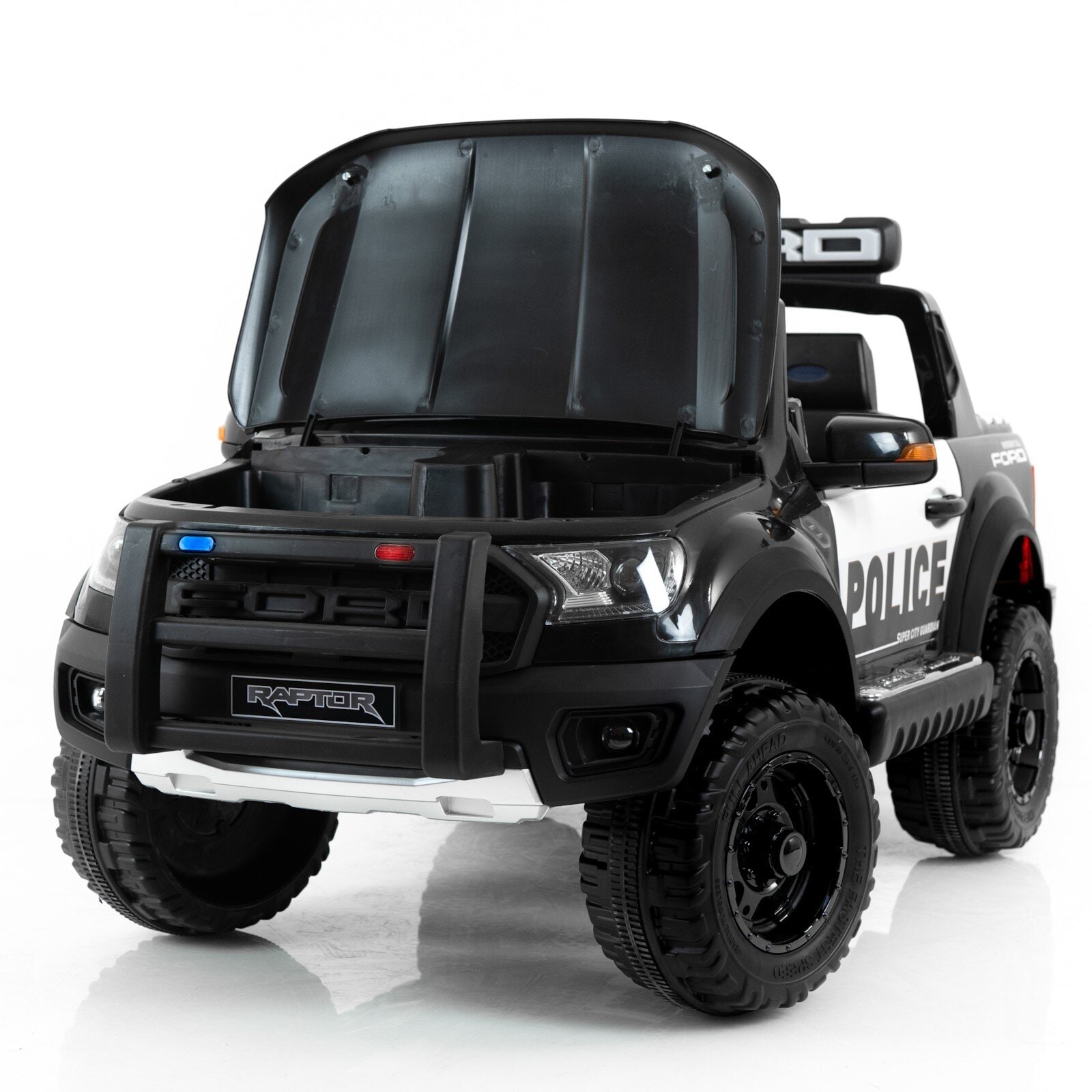 Elbil barn Polisbil Ford Ranger Raptor 12V