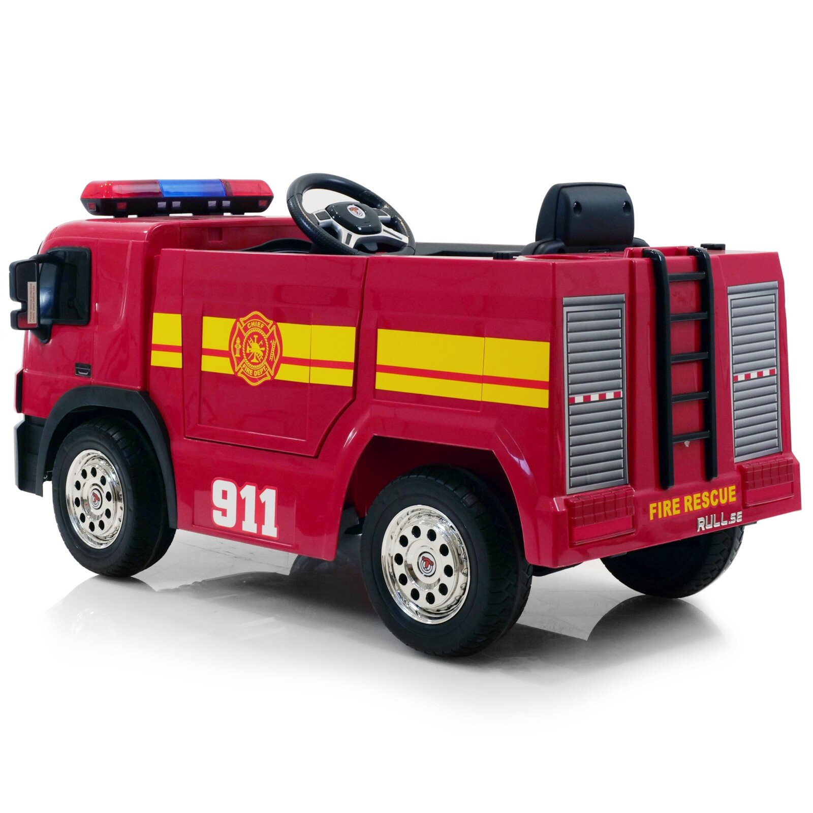 Elbil barn Brandbil 12V V2