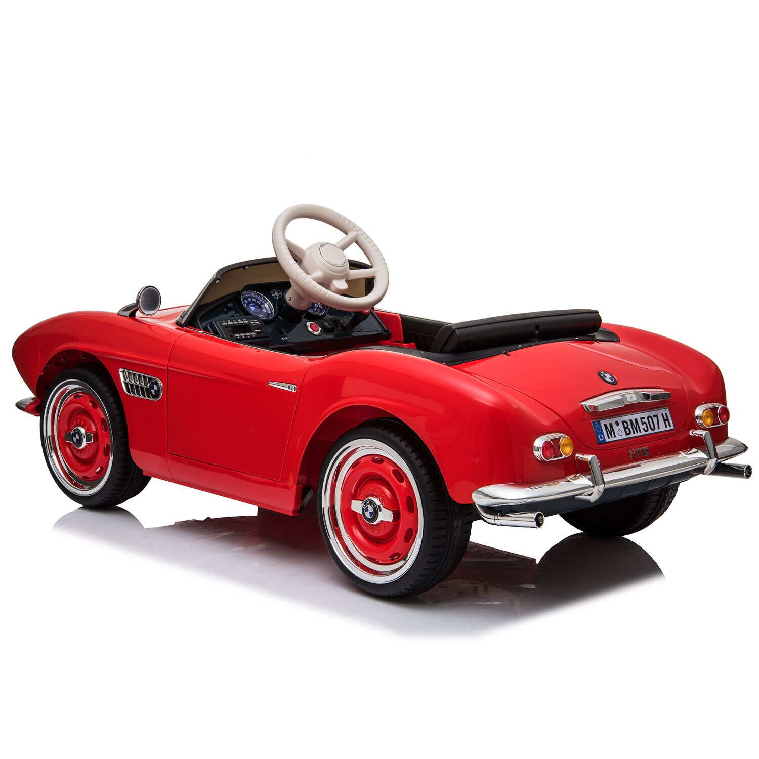 Elbil barn BMW 507 retro 12V - Röd