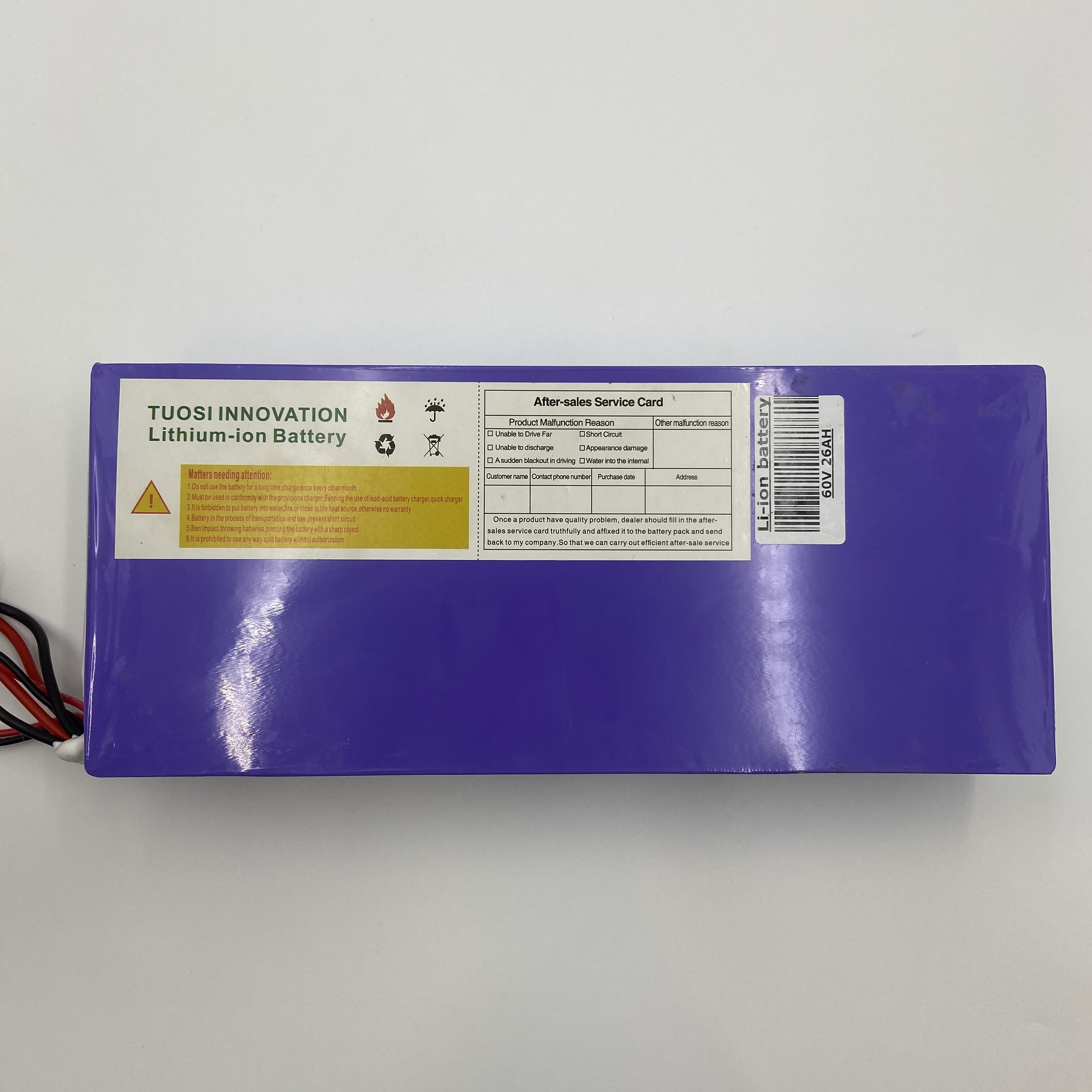Litiumbatteri 60V 26Ah till RS2400