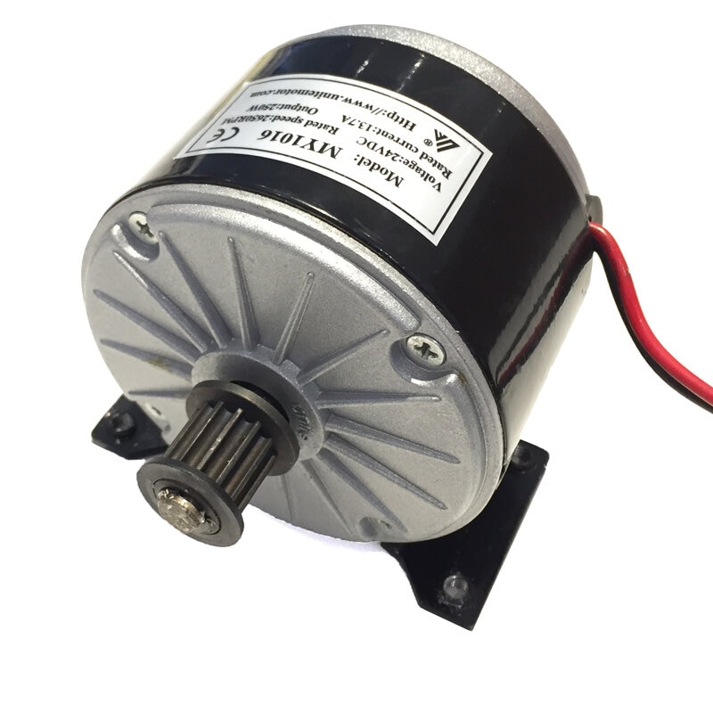 Elmotor 250W 24V med remdrift