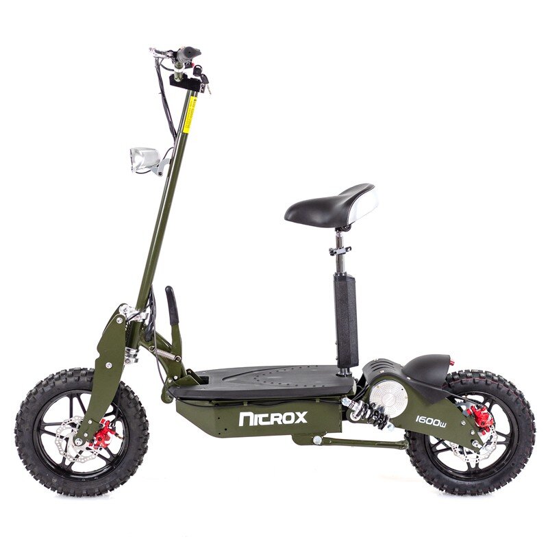 Fyndex Elscooter 1600W OFFROAD - ARMY GREEN