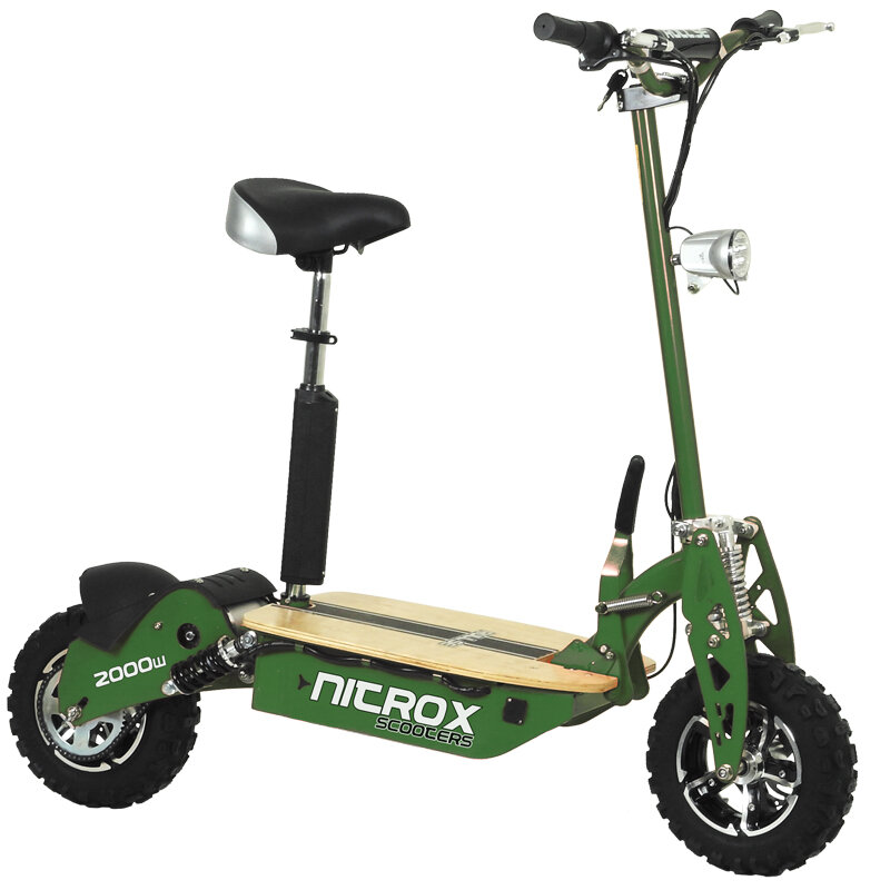 FYNDEX - Elscooter 2000W 60V Dirt -  ARMY GREEN