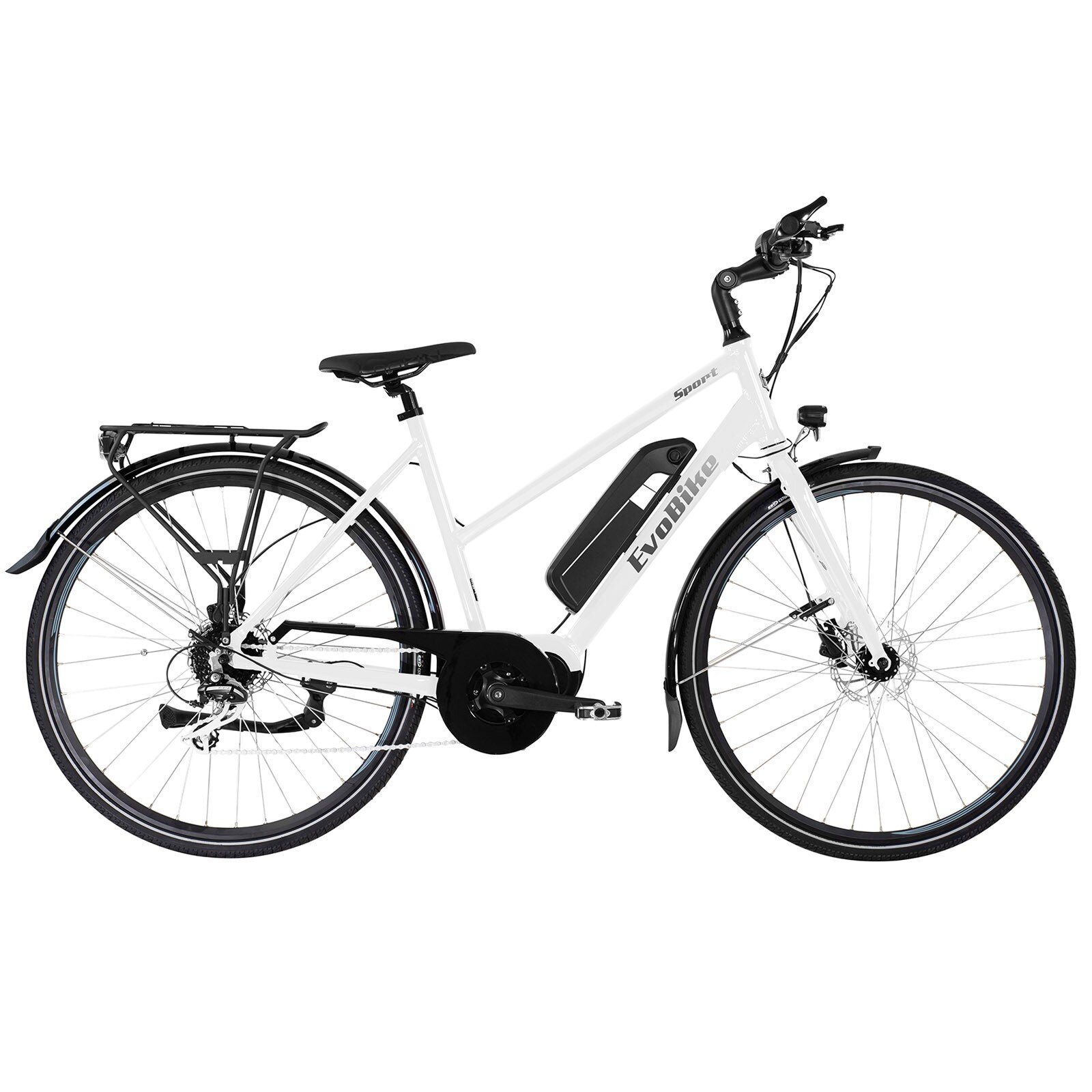 EvoBike SPORT-9 Mid-Drive 250W - Dam