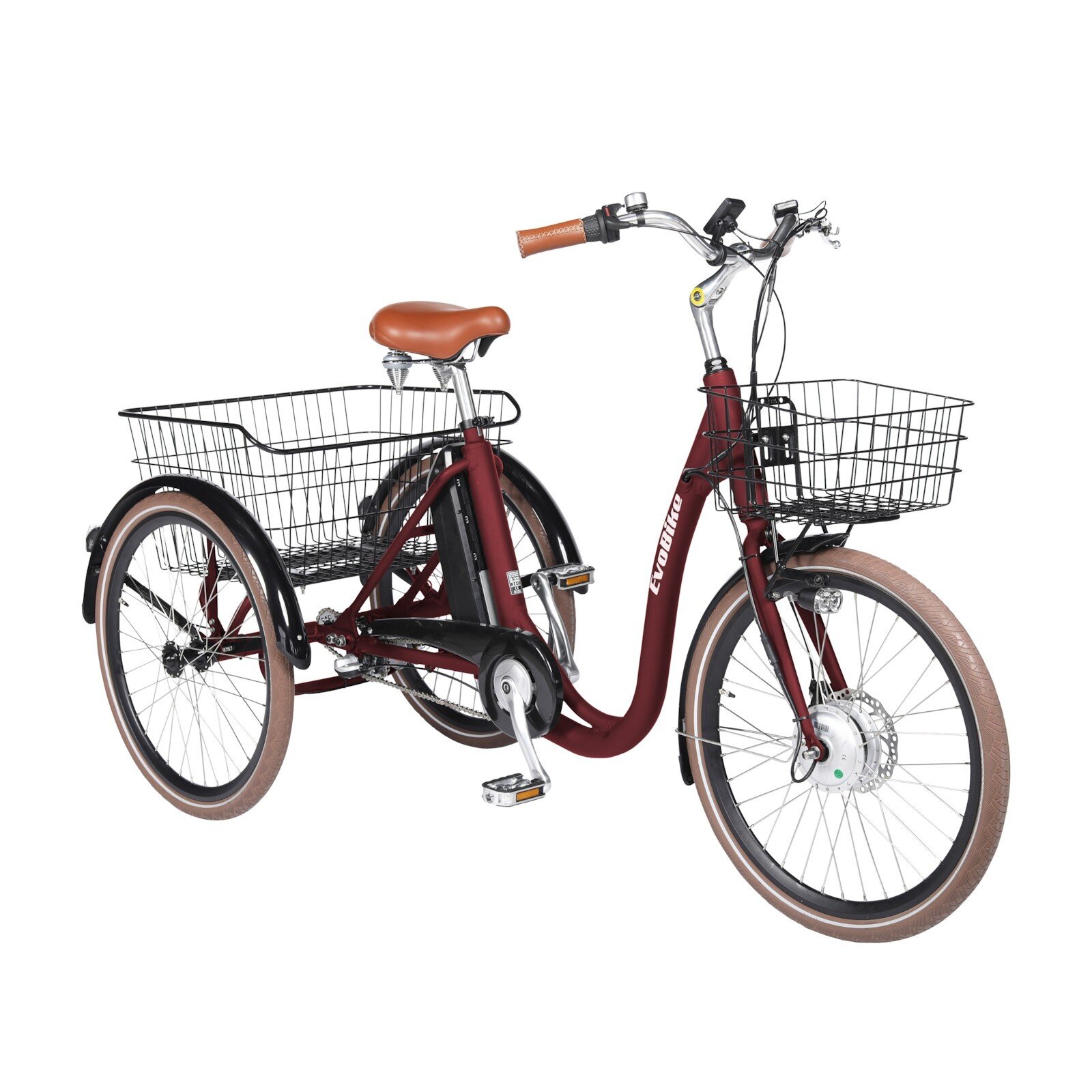 Trehjulig Elcykel Evobike Elegant 24 tum