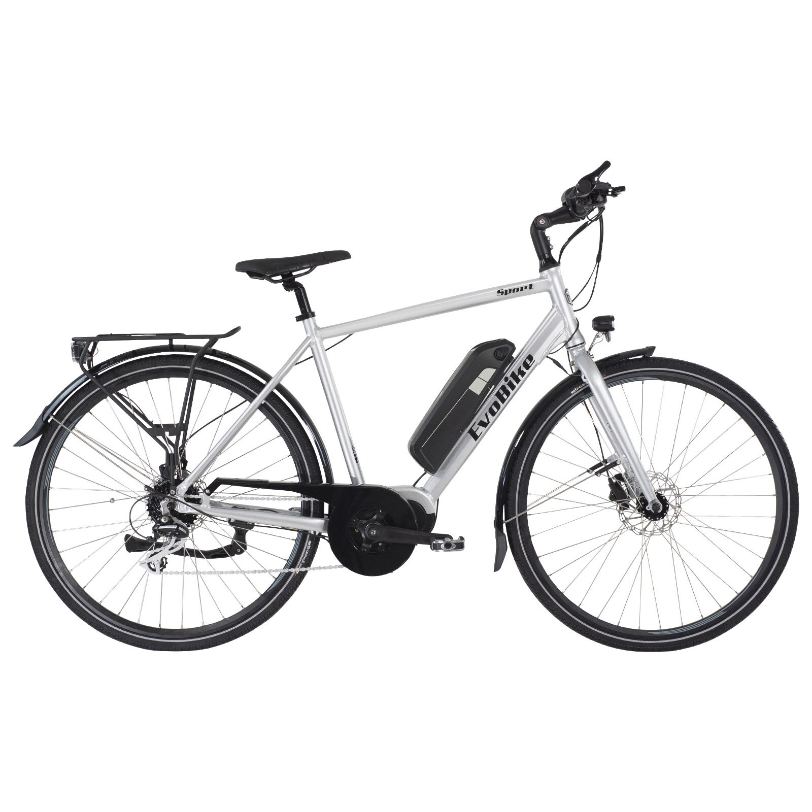 Elcykel EvoBike SPORT-9 Mid-Drive 250W - Herr