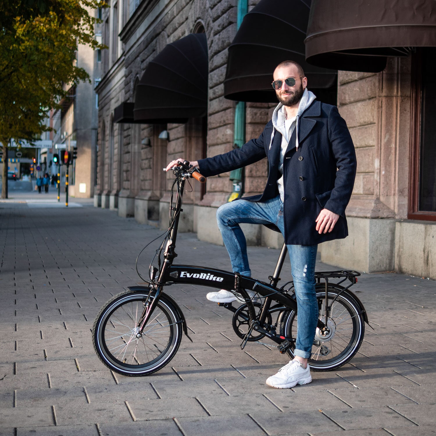 Elcykel EvoBike Travel - Hopfällbar