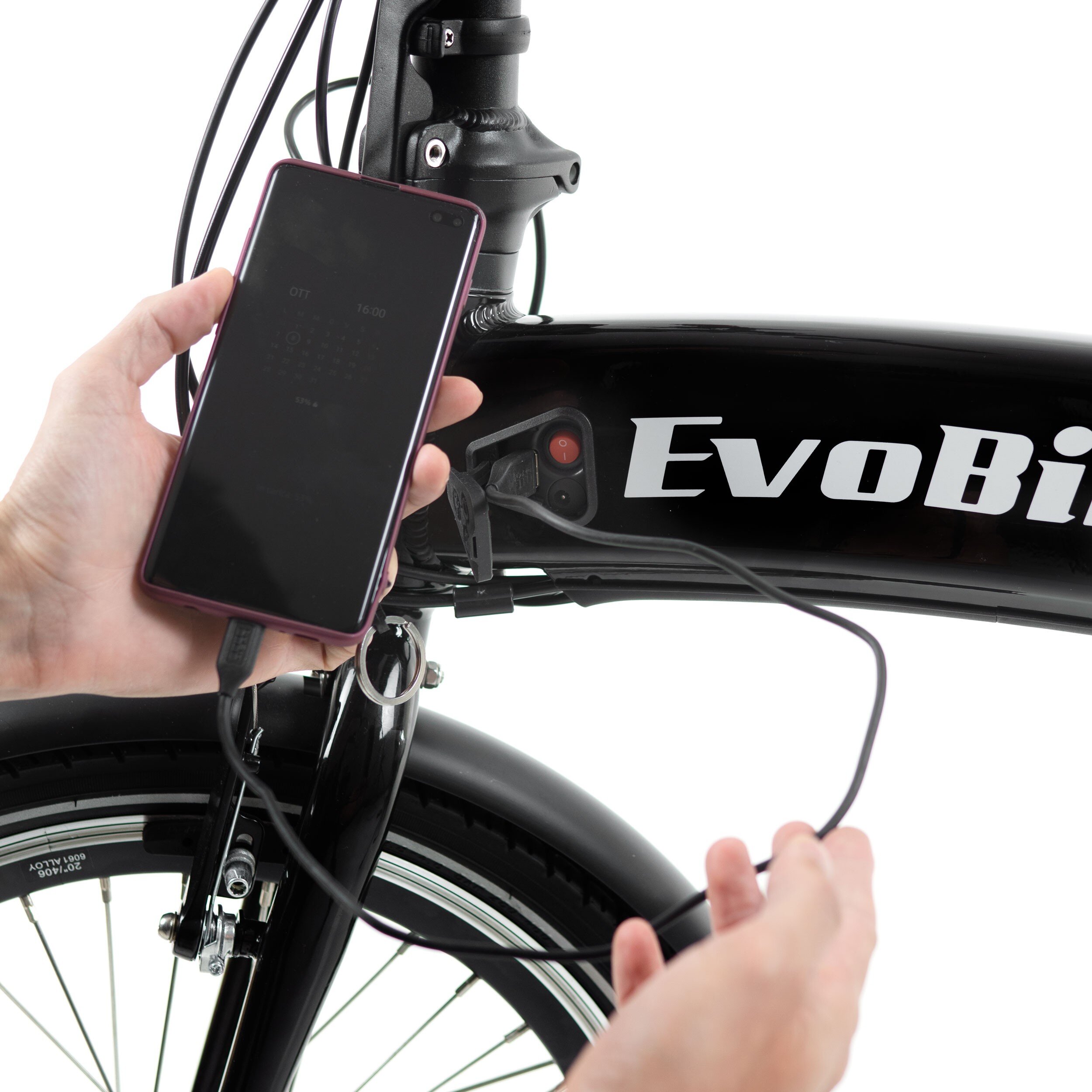 Elcykel EvoBike Travel - Hopfällbar