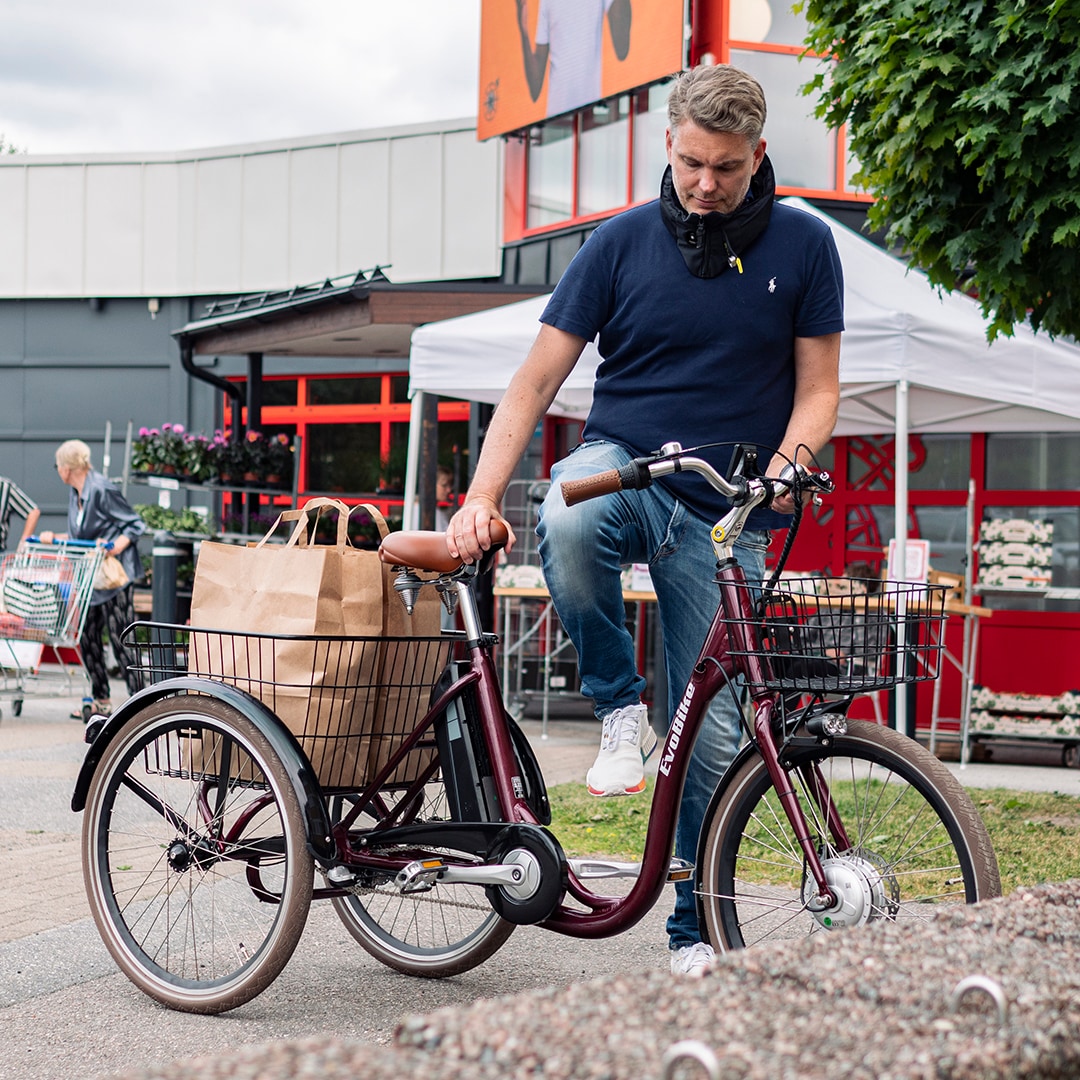 Trehjulig Elcykel Evobike Elegant