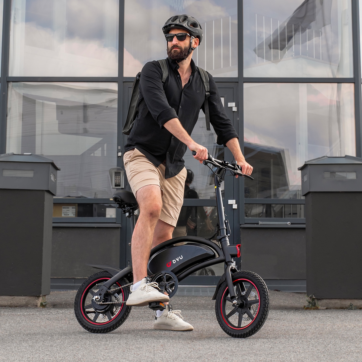 DYU D3F 10Ah - med pedaler